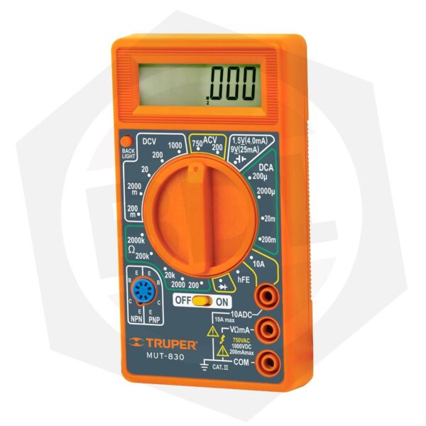 Tester Digital Truper Escolar MUT 830