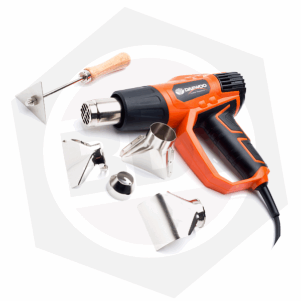 Pistola de Calor Daewoo DAHG2000B – 1000 / 2000 W