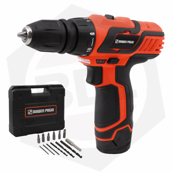 Taladro Atornillador Dowen Pagio TAB12H – 10 MM / 1.5 Ah / 12 V