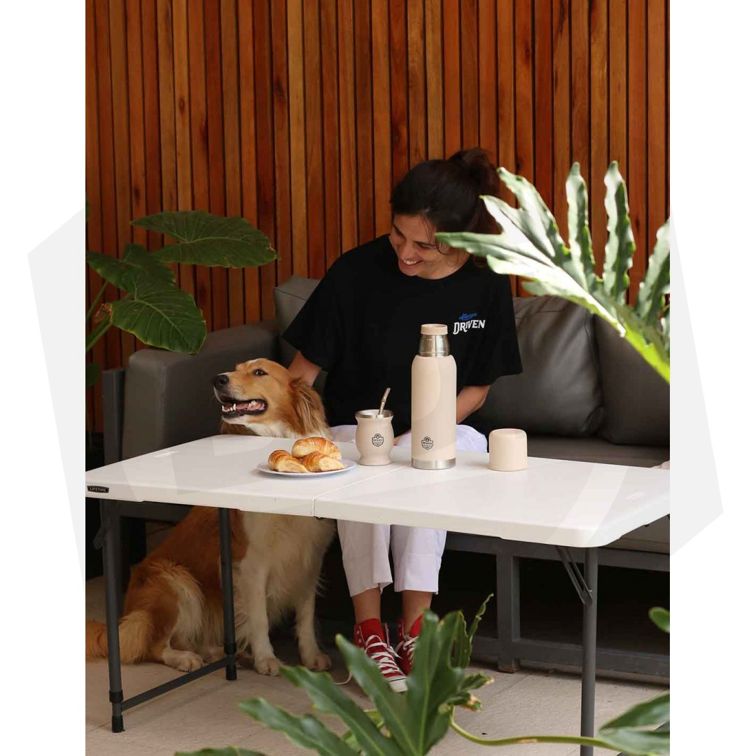 Mesa Auxiliar Plegable Driven LFT04428 Lifetime – 120 x 70 CM / Blanca