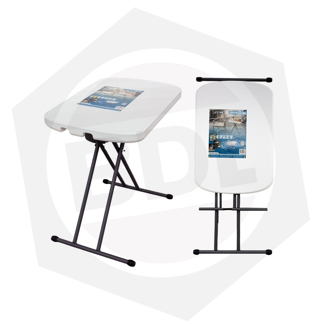 Mesa Auxiliar Plegable Driven LFT08354 Lifetime – 66 x 45 CM / Blanca