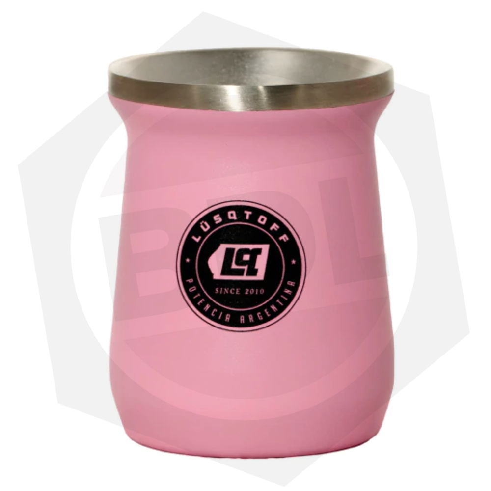 Mate Acero Inoxidable Lusqtoff MATLR-9 – 300ML – ROSA.
