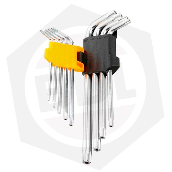 Juego de LLaves Allen Torx Tolsen TOL20056 – 9 Piezas