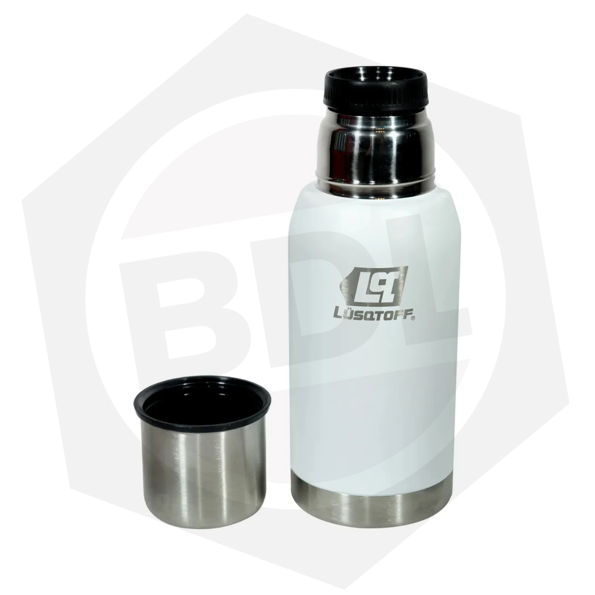 Termo Acero Inoxidable Lusqtoff TL750-9B – 750 ML / Blanco