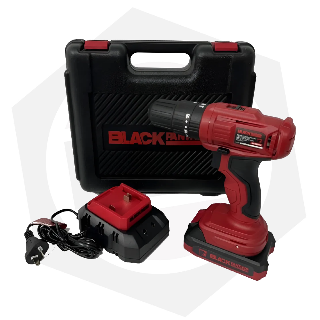 Taladro Atornillador Inalambrico Black Panther BP-HBAT10 20 V 1 Bat – 10 mm / 2.0 AH