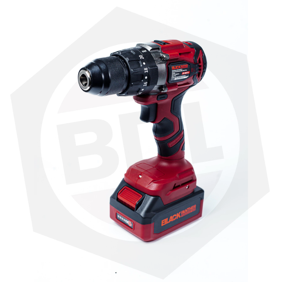 Taladro Atornillador Inalambrico Black Panther BP-HBAT10 20 V 1 Bat – 10 mm / 2.0 AH