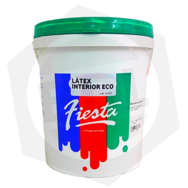 Látex Eco Interior FIESTA / BDL – 10 Litros / Blanco Mate