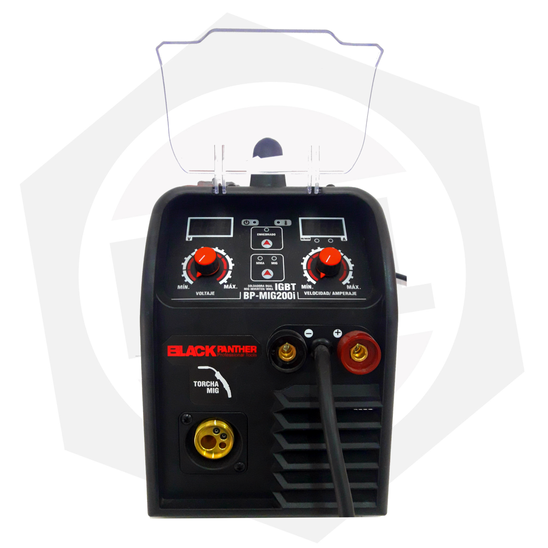 Soldadora Dual MMA/MIG Inverter Black Panther BP-MIG200I – 175 Amp + ALAMBRE Y ELECTRODOS GRATIS!