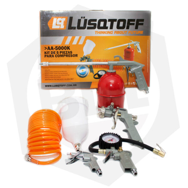 Kit para Compresor Lusqtoff – 5 Piezas