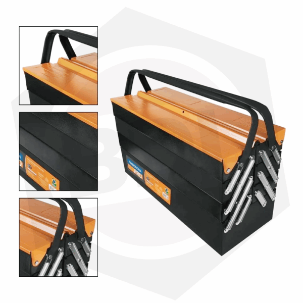 Caja de Herramientas Metálica Tramontina 44952/002 – 50 x 27 x 50 cm