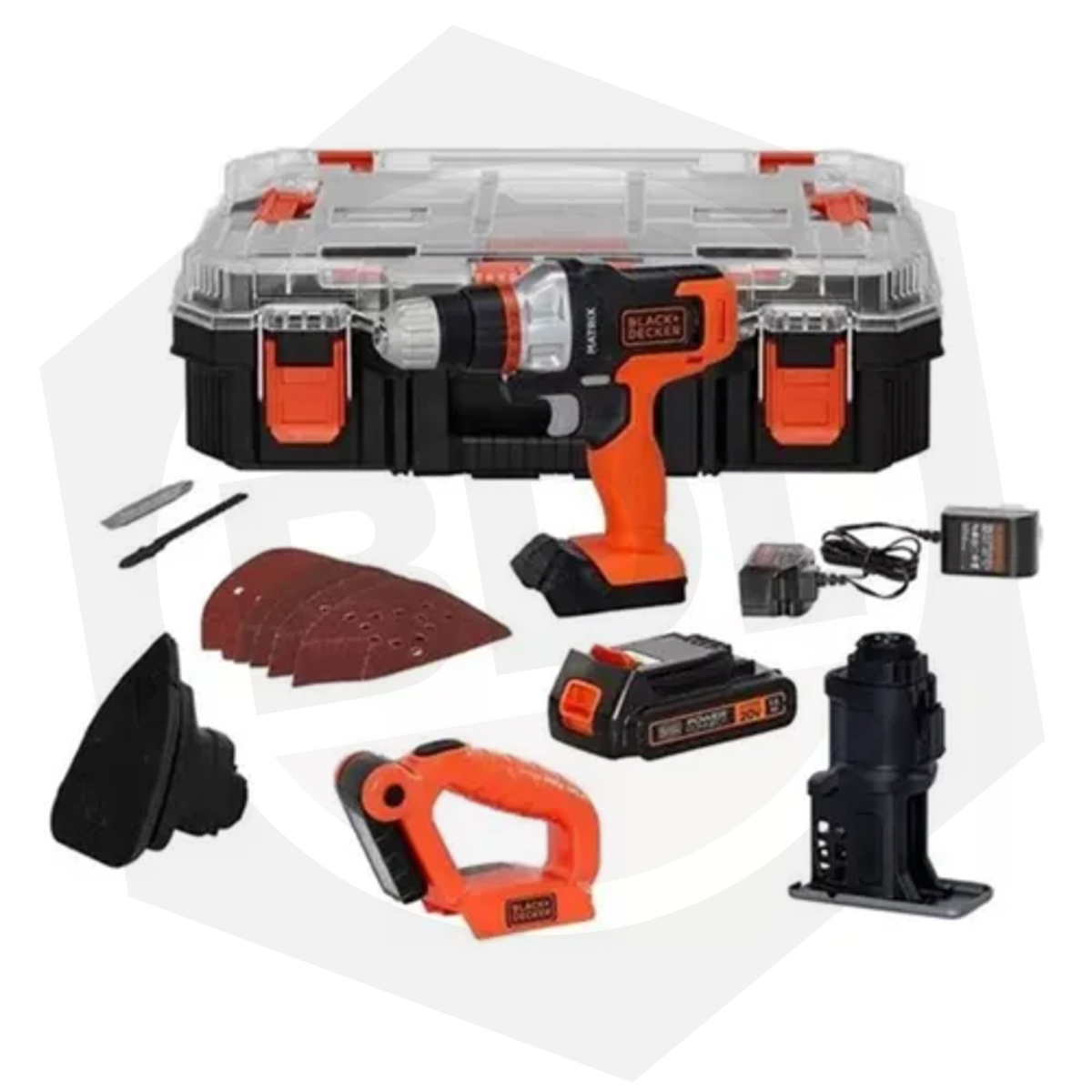 Kit Matrix Multiherramienta Black&Decker Mtx20k4 – 20v 4 Piezas.