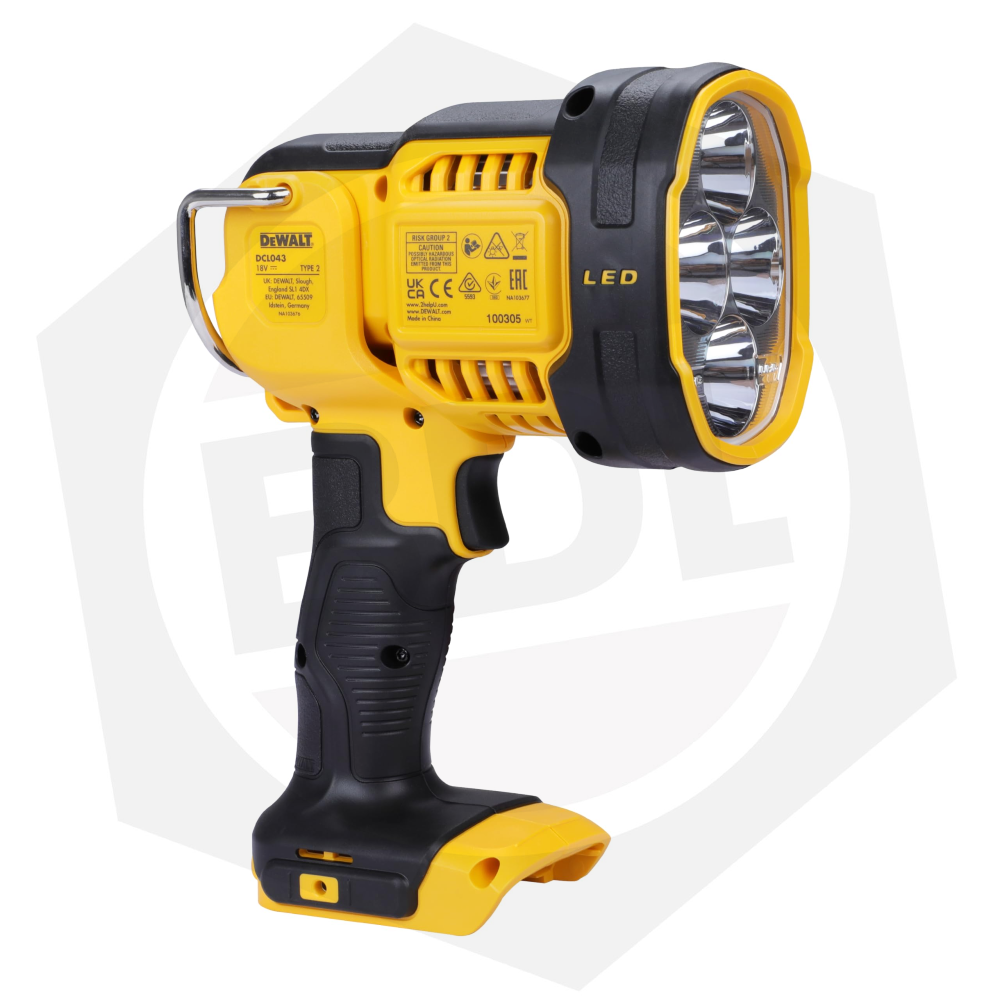 Linterna Led Inalámbrica Dewalt DCL043 – 20 V / sin Batería y sin Cargador