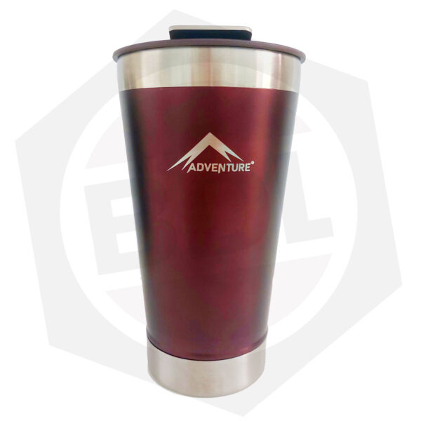 OFERTA – 10% DE DESCUENTO – Vaso Térmico con Destapador Adventure – RUBI WINE / 473 cc