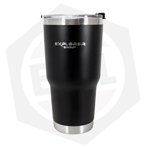 Vaso Térmico Explorer GROUP – Acero Inóxidable / Negro / 750 ml