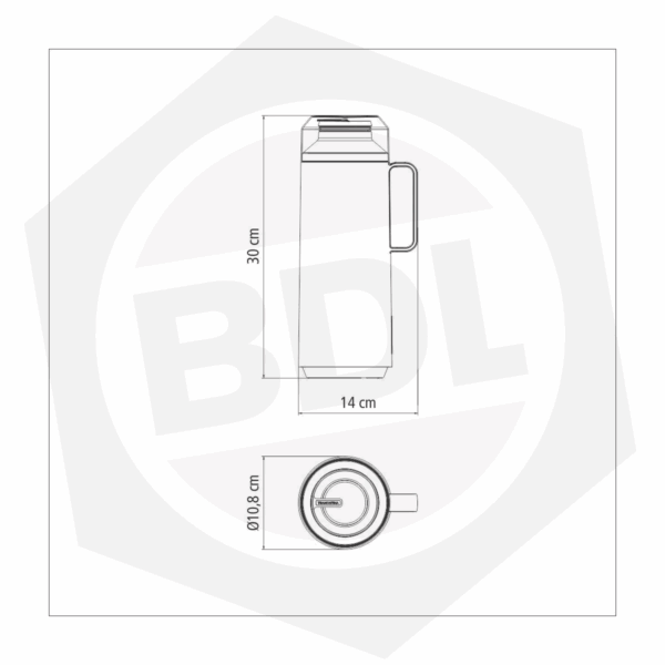 Termo Tramontina Clasico 61637/108 – 1LT Beige