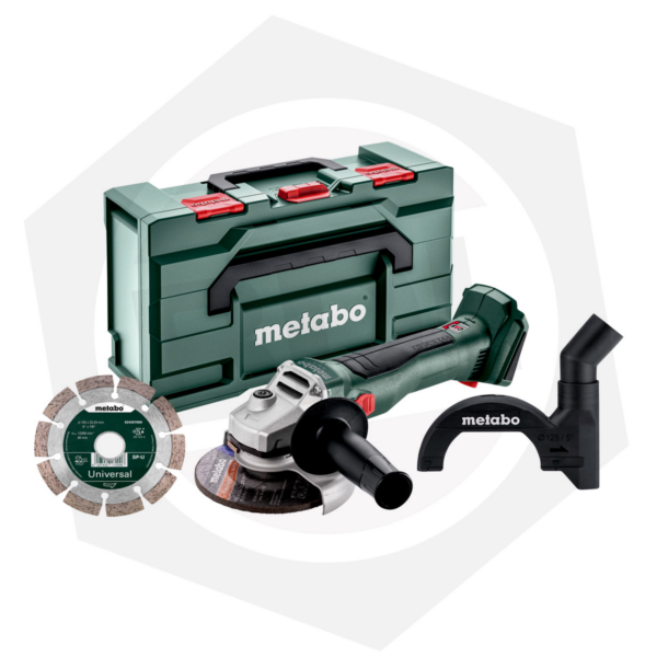 Amoladora Angular Metabo W18 L BL 9-125 – 125 mm / 18 V