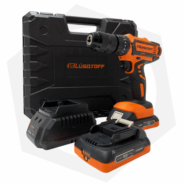 Taladro Atornillador Inalámbrico Lusqtoff ATL18-9B – 18 V / 2 Baterías