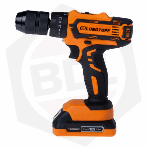 Taladro Atornillador Inalámbrico Lusqtoff ATL18-9B – 18 V / 2 Baterías