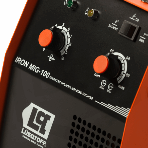 Soldadora Inverter MIG MMA TIG Lusqtoff IRON-MIG-100 – 90 Amp