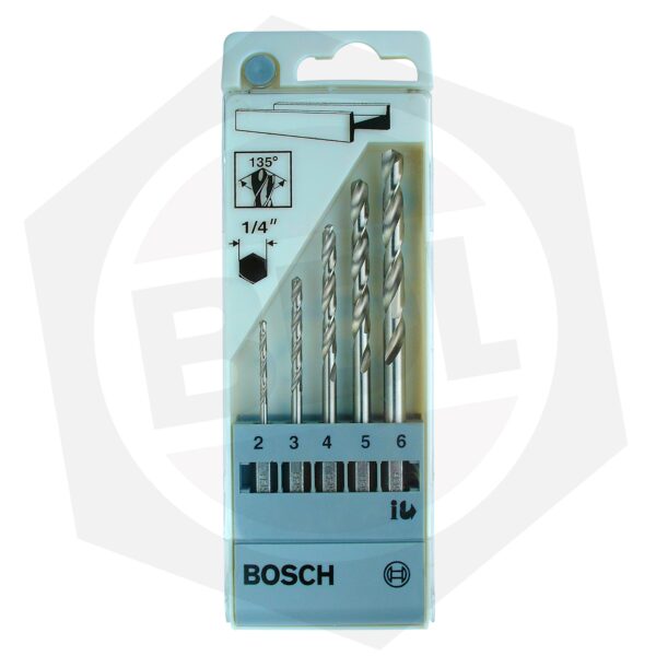 Juego de Mechas para Metal Bosch 2608595517 – 5 Piezas