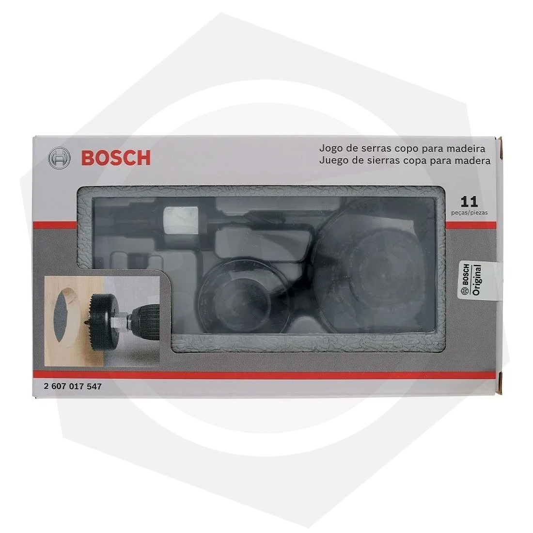 Juego Grey de Sierras Copa Para Madera Bosh 2607015547 – 11 Piezas.