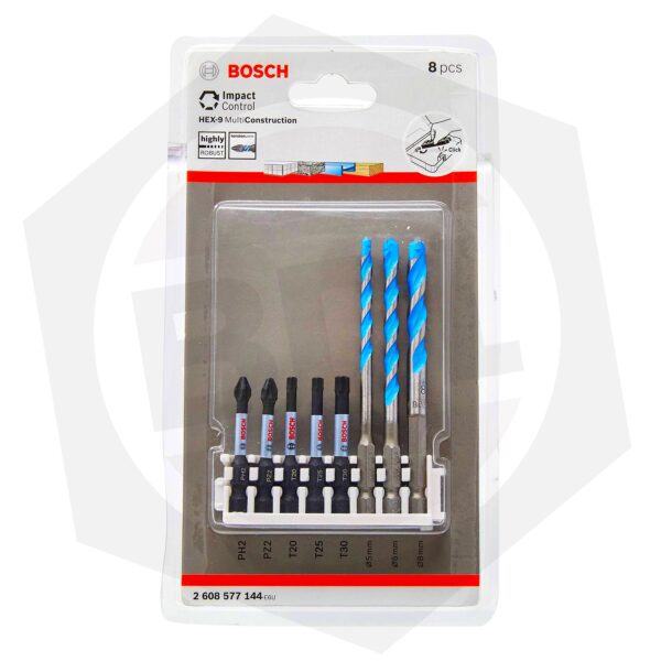 Juego de Mechas y Puntas Bosch 2608577144 – 8 Piezas