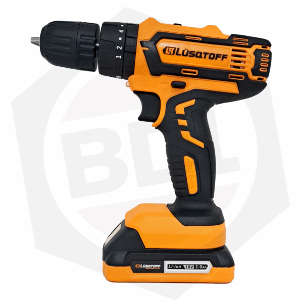 Taladro Atornillador Lusqtoff ATL18-8B – 10 MM / 18 V / 2 Baterías